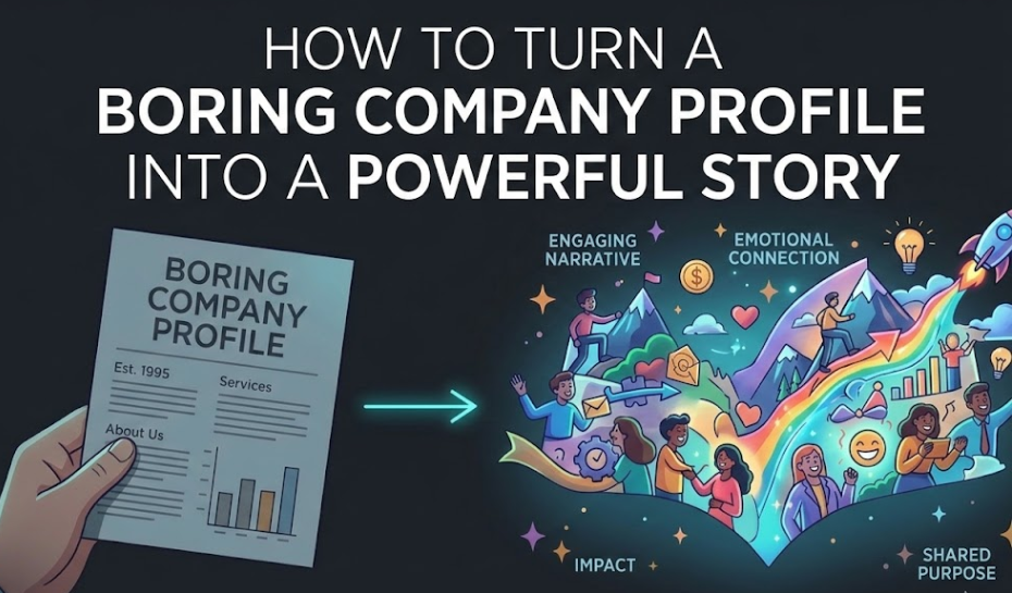 How to Turn a Boring Company Profile into a Powerful Story